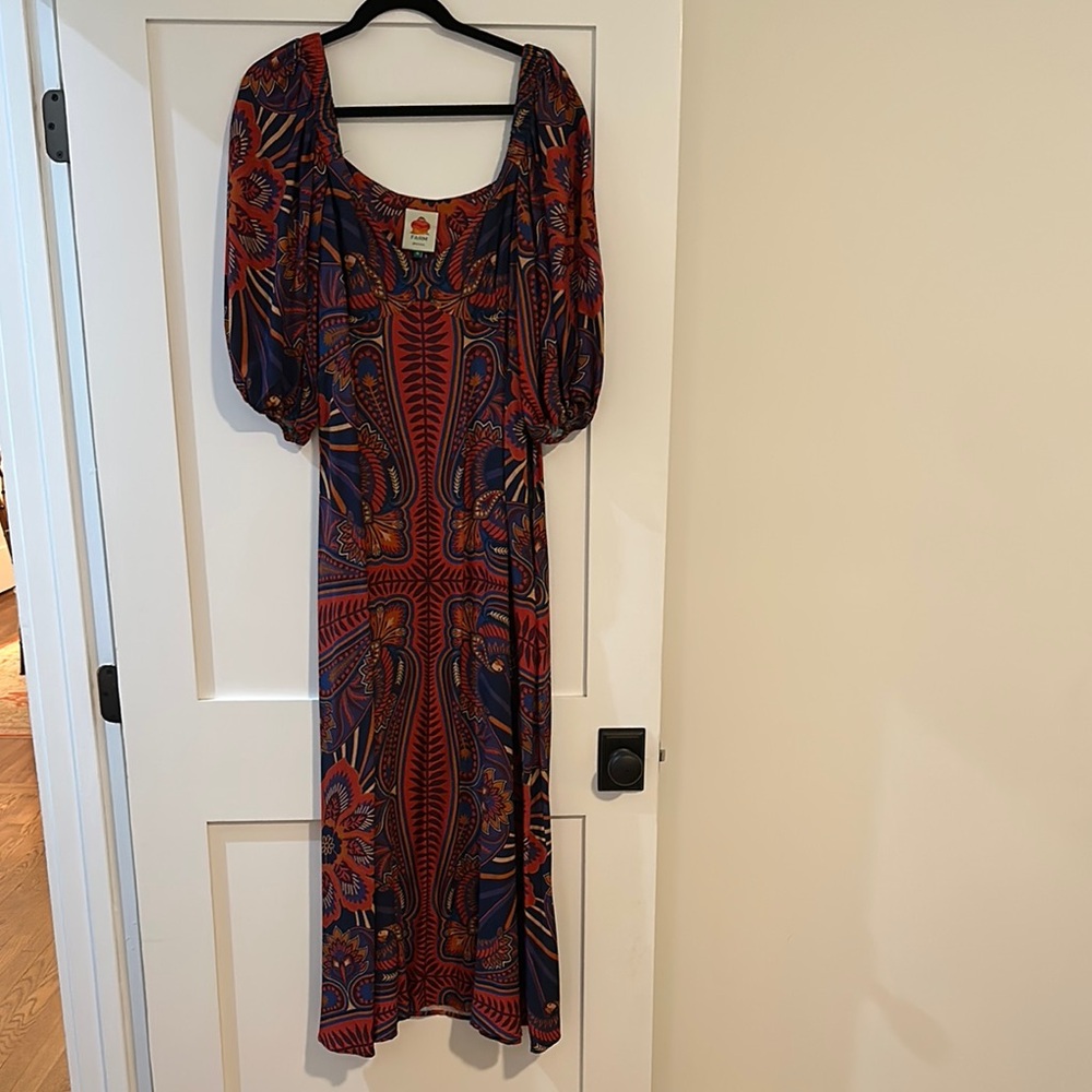 Farm Rio Macaw Arabesque Maxi Dress